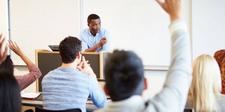 Employees attending certified HSE course in Qatar.